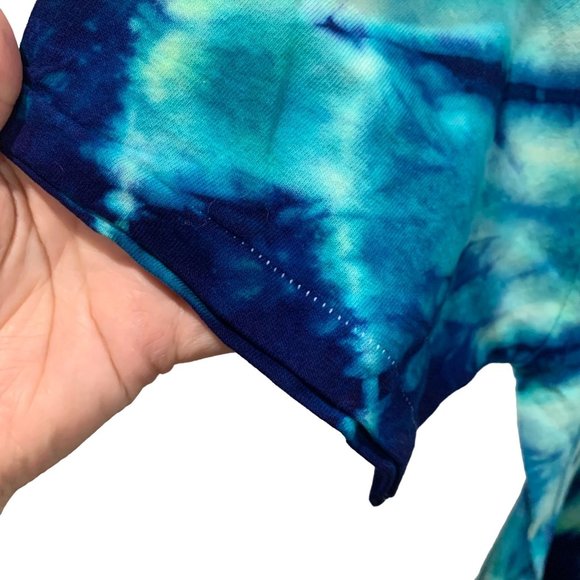 Vtg Delta 1991 Mike Dubois Single Stitch TyeDye Mayan Pyramid Rainforest Shirt L - Picture 7 of 11